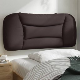 Perna pentru tablie de pat maro închis, 80 cm, material textil GartenMobel Dekor