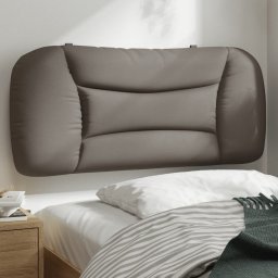 Perna pentru tablie de pat, gri taupe, 80 cm, material textil GartenMobel Dekor