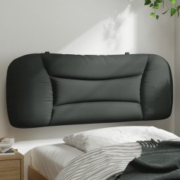 Perna pentru tablie de pat, gri închis, 100 cm, material textil GartenMobel Dekor