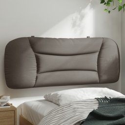 Perna pentru tablie de pat, gri taupe, 100 cm, material textil GartenMobel Dekor