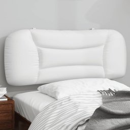 Perna pentru tablie pat, alb, 100 cm, piele artificiala GartenMobel Dekor
