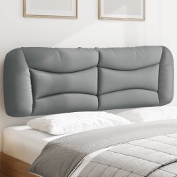 Perna tablie de pat, gri deschis, 160 cm, material textil GartenMobel Dekor