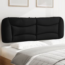 Perna pentru tablie de pat, negru, 160 cm, material textil GartenMobel Dekor