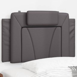 Perna pentru tablie pat, gri, 80 cm, piele artificiala GartenMobel Dekor
