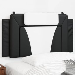 Perna pentru tablie pat, negru si alb, 100cm, piele artificiala GartenMobel Dekor