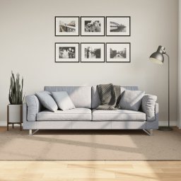 Covor HUARTE, fir scurt, moale si lavabil, nisipiu, 160x230 cm GartenMobel Dekor