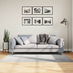 Covor "IZA" aspect scandinav, cu fire scurte, gri, 120x170 cm GartenMobel Dekor
