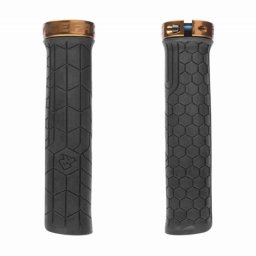 Race Face Getta Grip lock-on, diametru 30 mm, raport durabilitate / comfort, negru & auriu