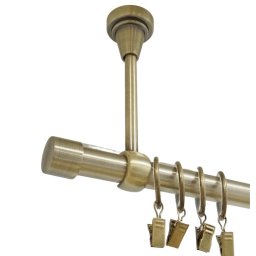 Galerie simpla prindere tavan CAPACEL 19 mm aur antic