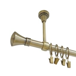 Galerie simpla prindere tavan PRINCE 19 mm aur antic