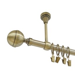 Galerie simpla prindere tavan KALISTO 19 mm aur antic