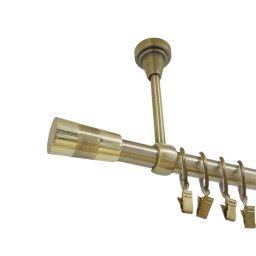 Galerie simpla prindere tavan VALEO 19 mm aur antic