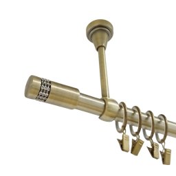 Galerie simpla prindere tavan XANTOS 19 mm aur antic