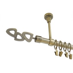 Galerie simpla prindere tavan LILLET 19 mm aur antic