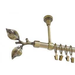 Galerie simpla prindere tavan GALAZ 19 mm aur antic