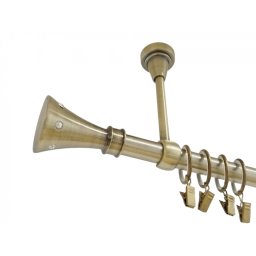 Galerie simpla prindere tavan CARTER 19 mm aur antic