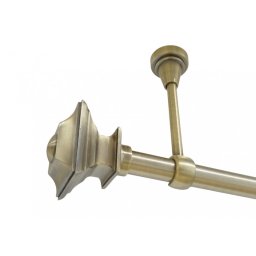 Galerie simpla prindere tavan fara inele VERDI 19 MM aur antic
