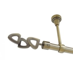 Galerie simpla prindere tavan fara inele LILLET 19 MM aur antic