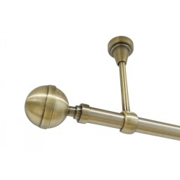 Galerie simpla prindere tavan fara inele KALISTO 19 MM aur antic
