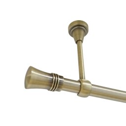 Galerie simpla prindere tavan fara inele CAPRI 19 MM aur antic