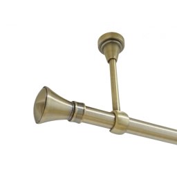 Galerie simpla prindere tavan fara inele PRINCE 19 MM aur antic