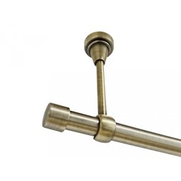 Galerie simpla prindere tavan fara inele CAPACEL 19 MM aur antic