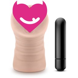 Blush Enlust Ayumi Vibrating Stroker Beige