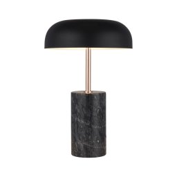 Lampă de masă Searchlight EU60709BK FRANKFURT 2xE14/40W/230V negru
