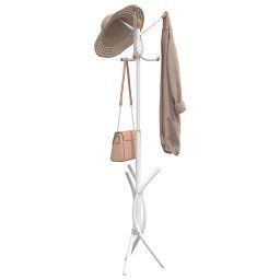 Cuier de haine, alb, 176 cm, fier vopsit electrostatic GartenMobel Dekor