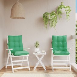 Perne scaun cu spatar mic, 2 buc., verde, tesatura oxford GartenMobel Dekor