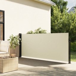 Copertina laterala retractabila, crem, 140x300 cm GartenMobel Dekor