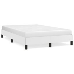 Cadru de pat, alb, 120x190 cm, piele ecologica GartenMobel Dekor