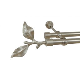 Galerie dubla fara inele GALAZ 19 mm CROM MAT