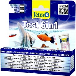 TETRA Test 6in1 Test de apa pentru a verifica rapid/usor calitatea apei din acvariu 10 buc.