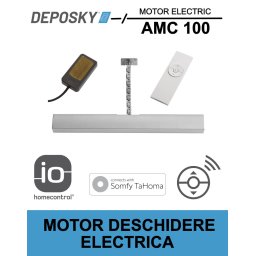 Deschizator electric DEPOSKY AMC 100 pentru fereastra mansarda cu senzor de ploaie si telecomanda