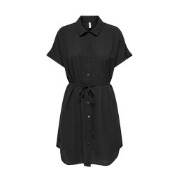ONLY Rochie Onlnova Life Vis Ayla Shirt Dress Solid 15323198 C-N10 black