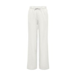 ONLY Pantaloni Onlcaro Mw Linen Bl Pull-Up Pant Cc Pnt 15291807 11-4201 TCX cloud dancer
