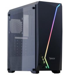 Carcasa FLASH, Mid-Tower, fara sursa, ATX, Black