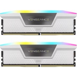 Memorie Vengeance RGB White 32GB DDR5 6000MHz CL 30 Dual Channel