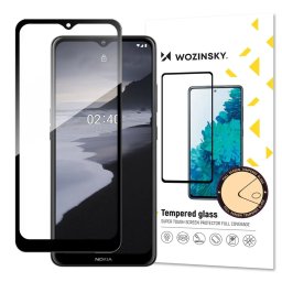 Tempered Glass Full Glue Super Tough Screen Protector Full Coveraged with Frame Case Friendly for Nokia 2.4 black