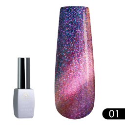 Oja semipermanenta Cat Eyes Fairy 8ml, 01(FARA TPO)