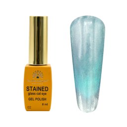 Oja semipermanenta Glass Cat Eyes, cu efect de vitraliu 8ml, 02
