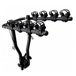 Suport pentru 4 biciclete, Peruzzo Arezzo 667/4N, cu prindere pe carligul de remorcare, Negru