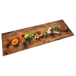 Covor de bucatarie lavabil Spices, 45x150 cm, catifea GartenMobel Dekor