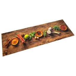 Covor de bucatarie lavabil Spices, 60x300 cm, catifea GartenMobel Dekor
