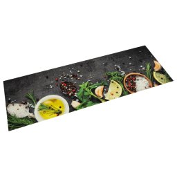 Covor de bucatarie lavabil Spices, 45x150 cm, catifea GartenMobel Dekor