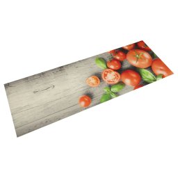 Covor de bucatarie lavabil, model rosii, 45x150 cm, catifea GartenMobel Dekor