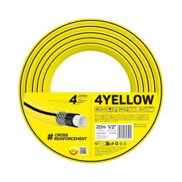 Furtun gradina, Cellfast Yellow, 4 straturi, 1/2"", 20 m