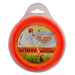 Fir trimmer, motocoasa Ruris, 3.0mm, rotund 15m