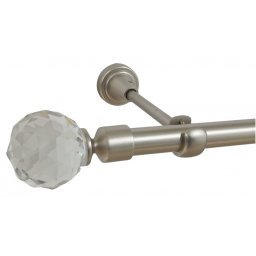 Galerie simpla fara inele KULA CRYSTAL /19 - crom mat
